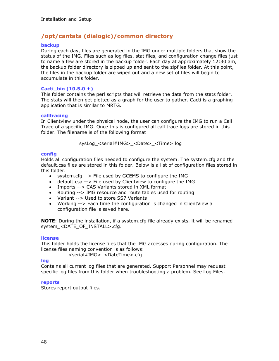 Dialogic IMG 1004 User Manual | Page 56 / 169