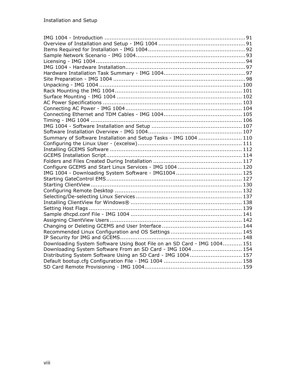 Dialogic IMG 1004 User Manual | Page 8 / 169