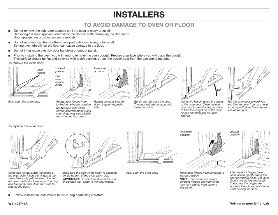 KITCHENAID 27 Inch Single Convection Electric Wall Oven Installation Instructions User Manual | 2 pages