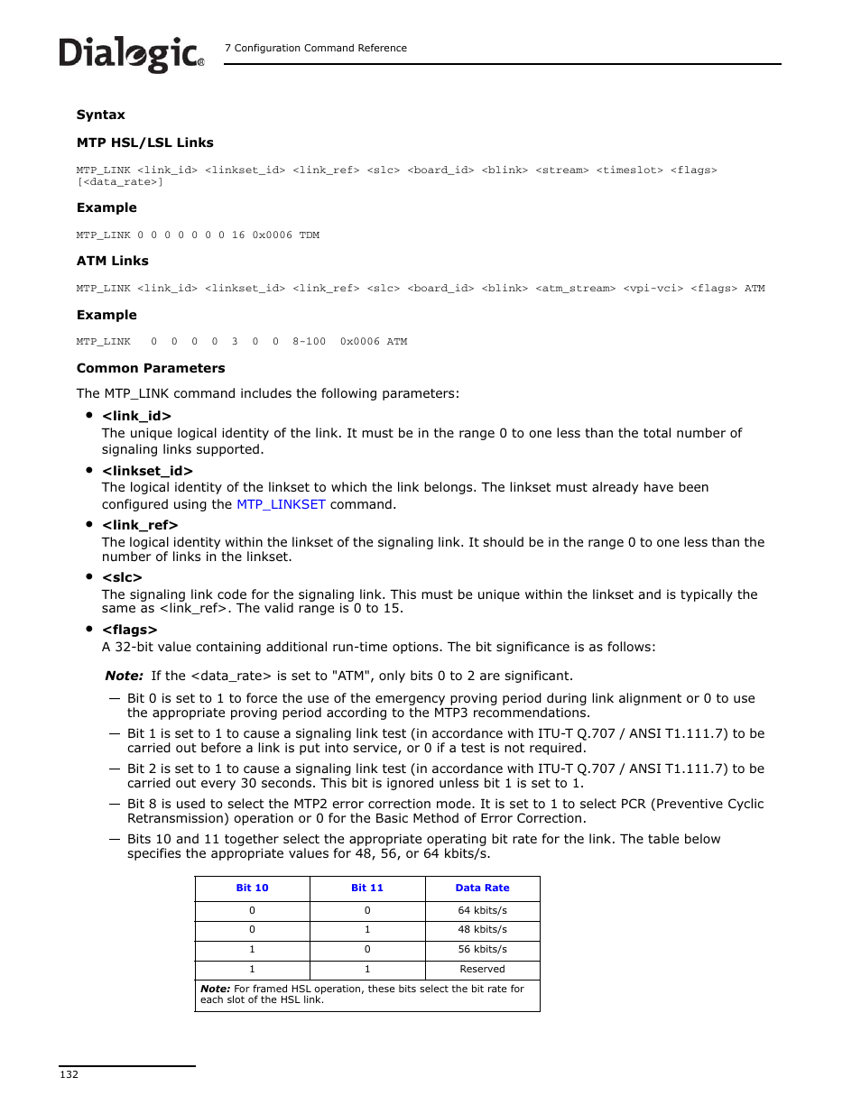 Dialogic DSI SS7MD User Manual | Page 132 / 191