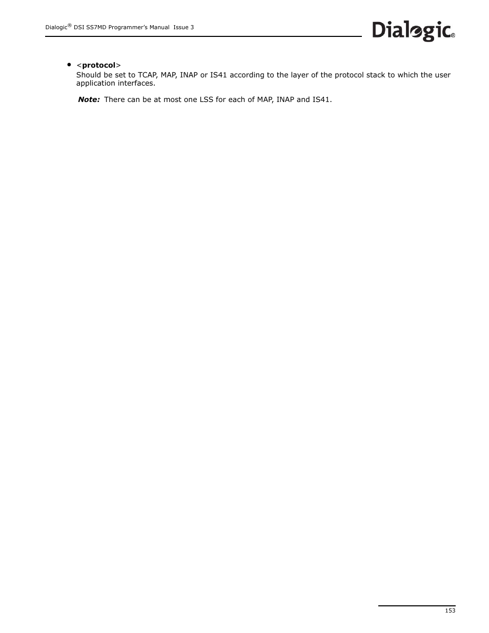 Dialogic DSI SS7MD User Manual | Page 153 / 191