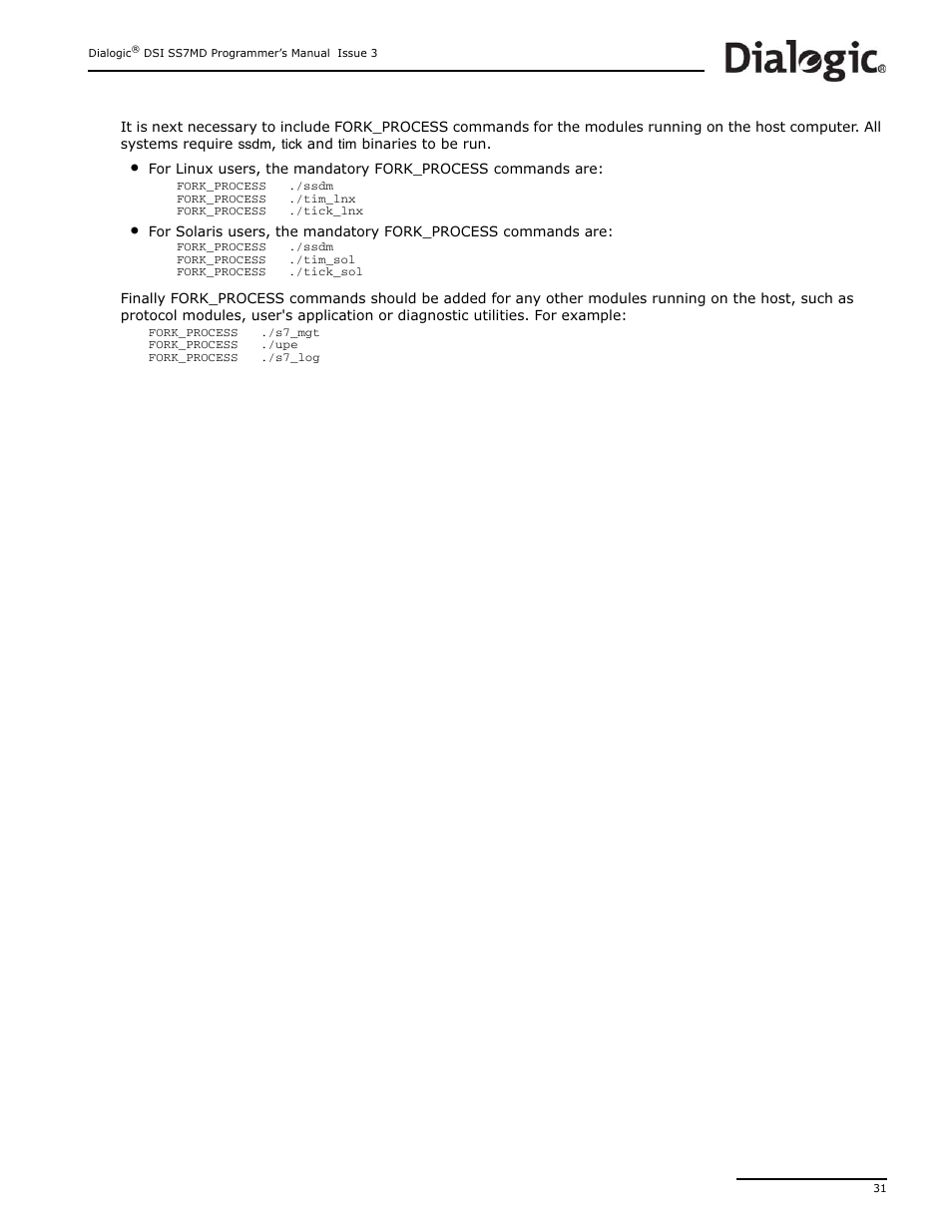 Dialogic DSI SS7MD User Manual | Page 31 / 191