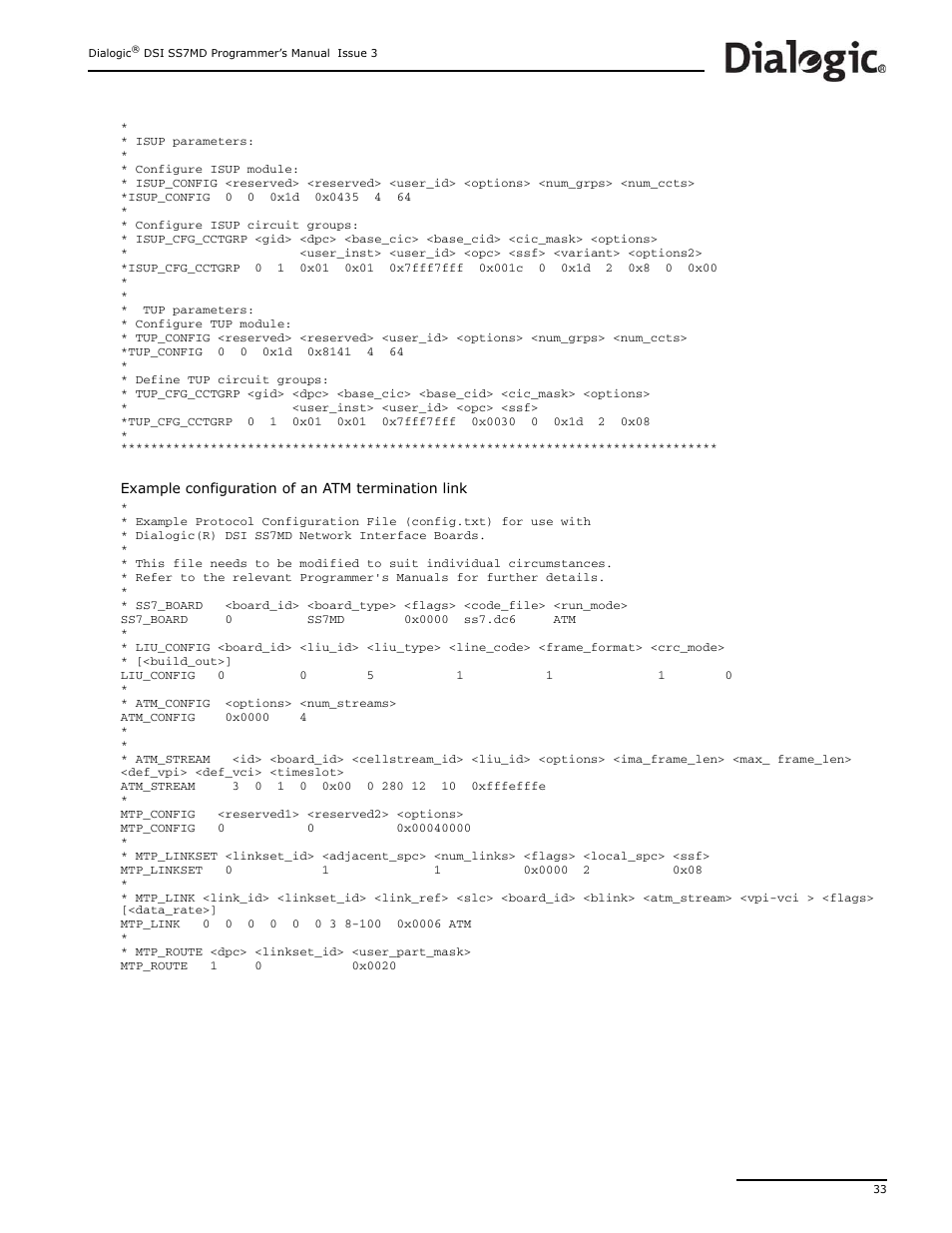 Dialogic DSI SS7MD User Manual | Page 33 / 191