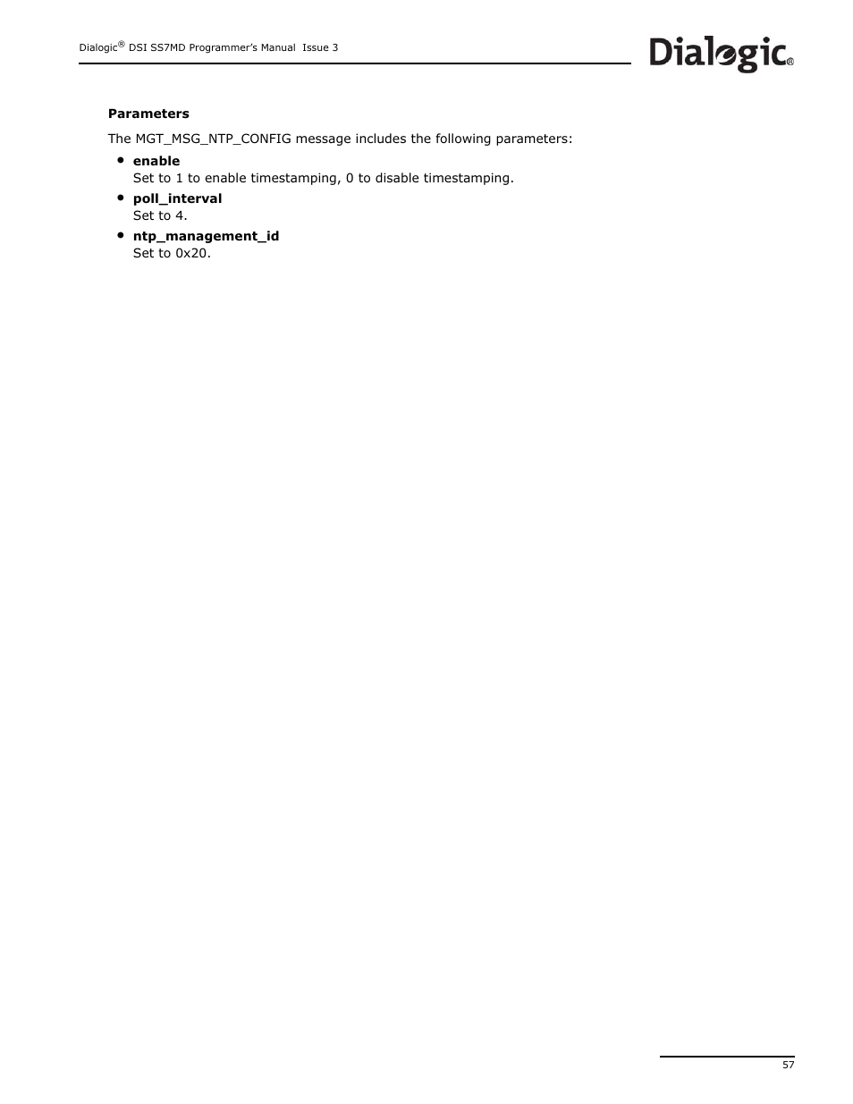 Dialogic DSI SS7MD User Manual | Page 57 / 191