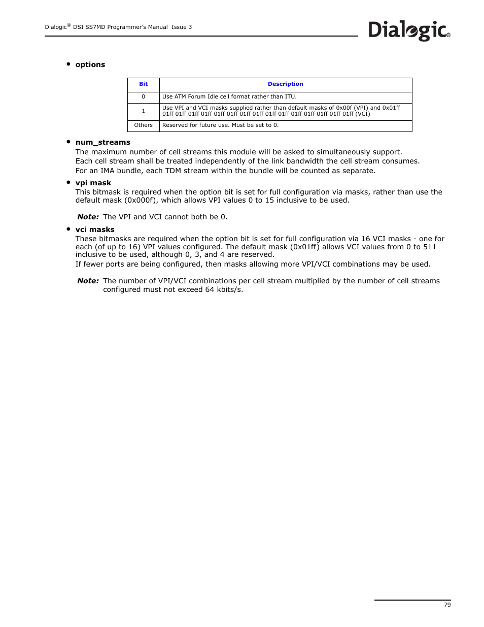 Dialogic DSI SS7MD User Manual | Page 79 / 191