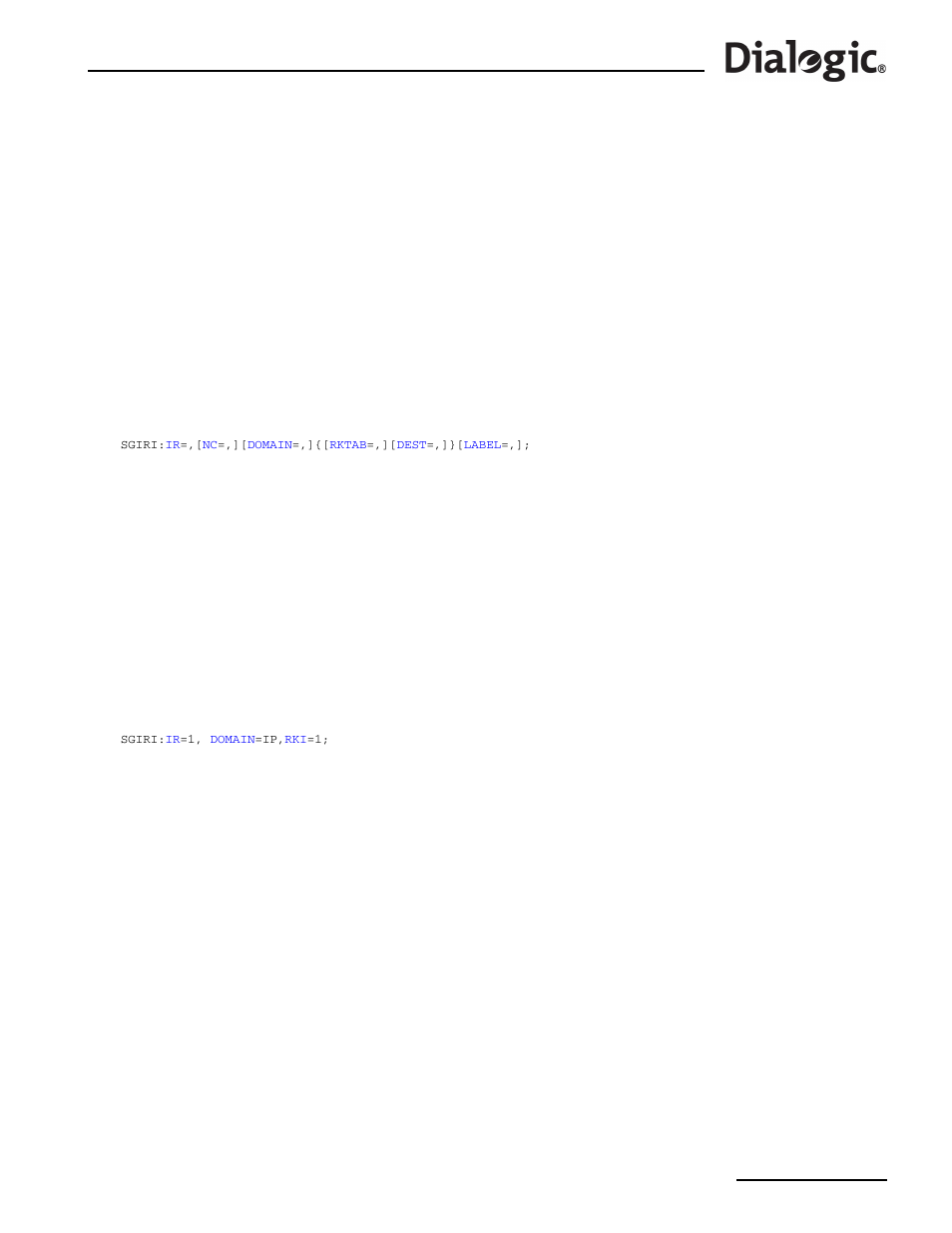 5 sgiri, Sgiri, Signaling gateway incoming route initiate | Dialogic SS7G2X User Manual | Page 109 / 170