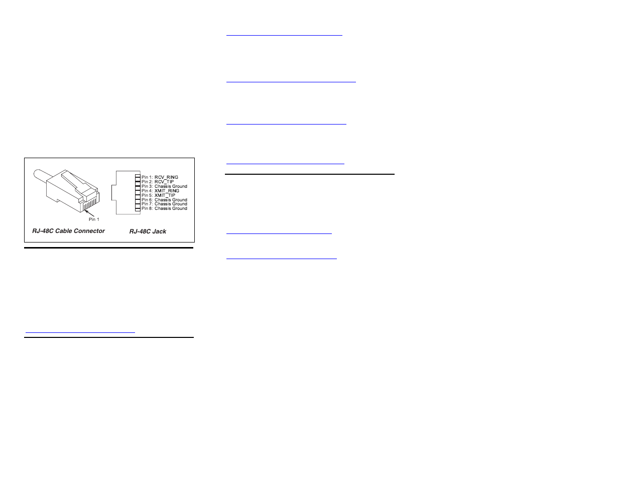 Connecting to the rj-48c jack, After installing the hardware, Warranty and return information | Sales assistance | Dialogic DM/IP601-2E1-PCI-100BT User Manual | Page 2 / 2