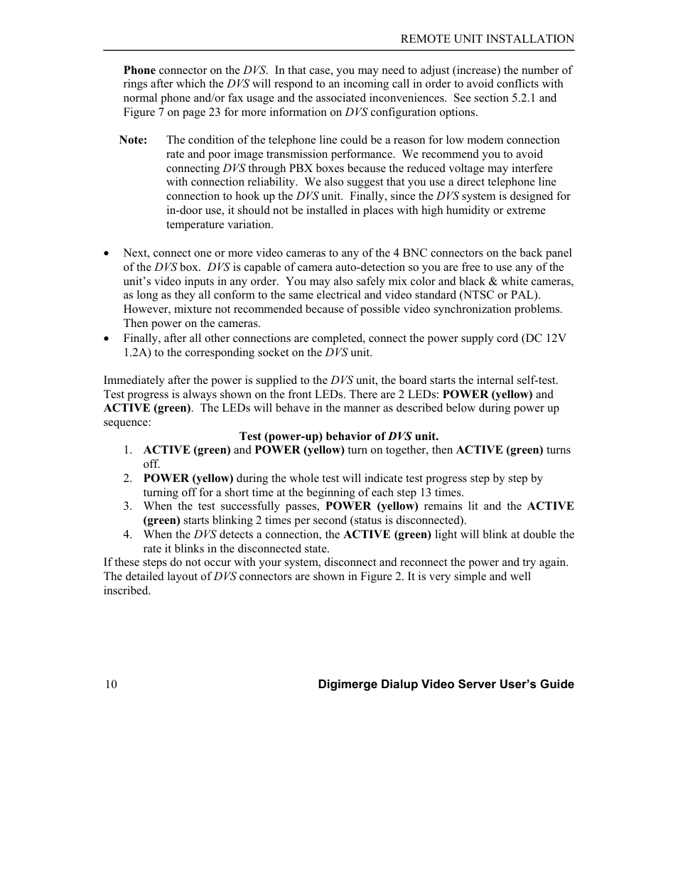 Digimerge DGRT400 User Manual | Page 10 / 37