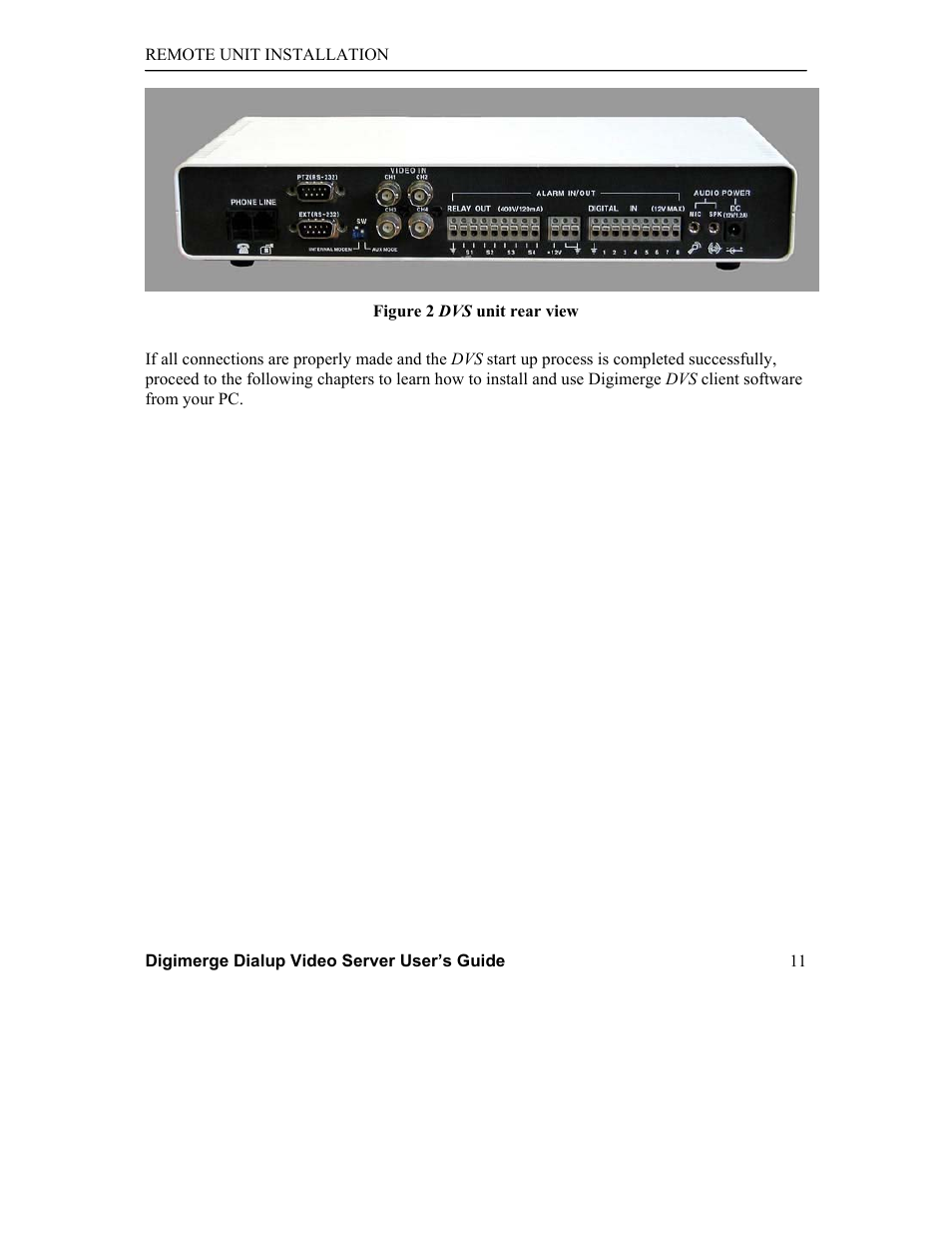 Digimerge DGRT400 User Manual | Page 11 / 37