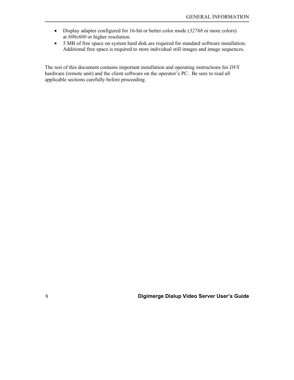Digimerge DGRT400 User Manual | Page 8 / 37