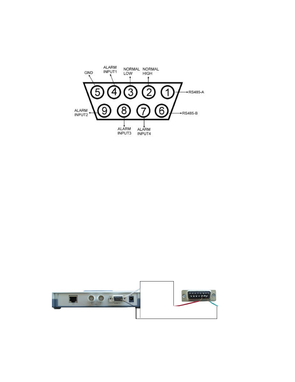 Step 5: pin configurations, Video web server | Digimerge D4202 User Manual | Page 15 / 44