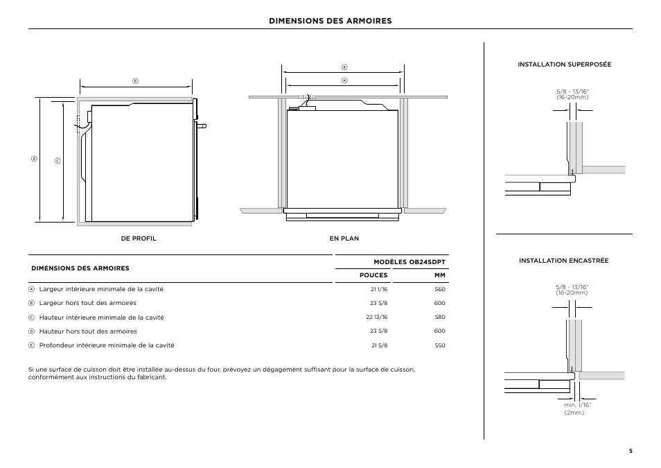 Fisher & Paykel Series 9 Minimal Series 24 Inch Single Smart Electric Wall Oven Installation Guide User Manual | Page 15 / 20