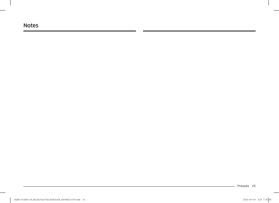 Samsung BESPOKE 30 Inch Smart Combination Electric Wall Oven Installation Guide User Manual | Page 47 / 48