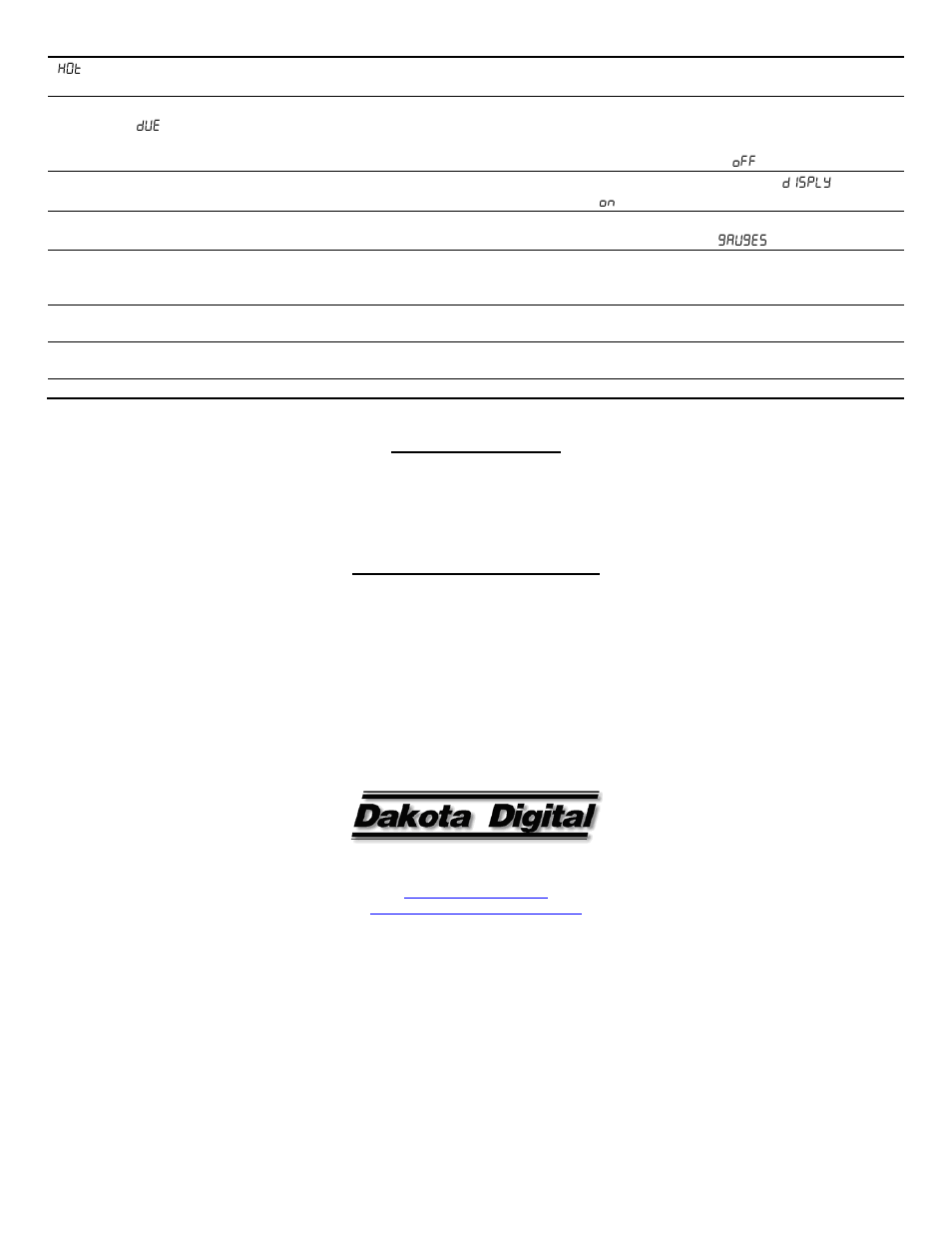 Dakota Digital UTV-1500 User Manual | Page 8 / 8