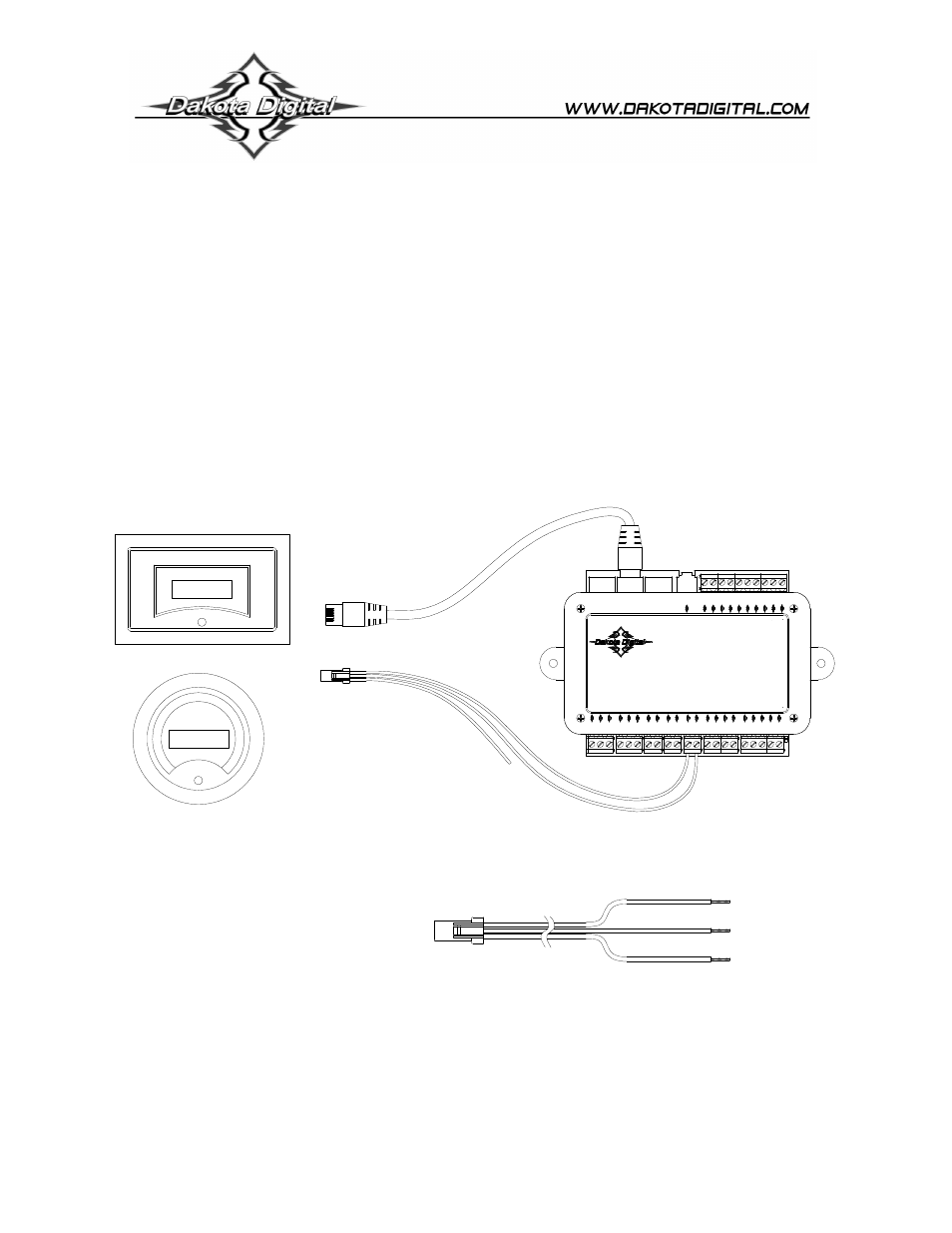 Dakota Digital 650360 User Manual | 6 pages