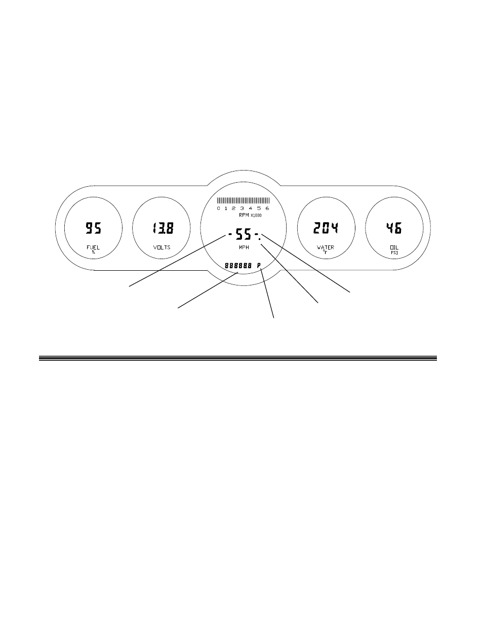 Display features | Dakota Digital SERIES II STR3D User Manual | Page 2 / 20