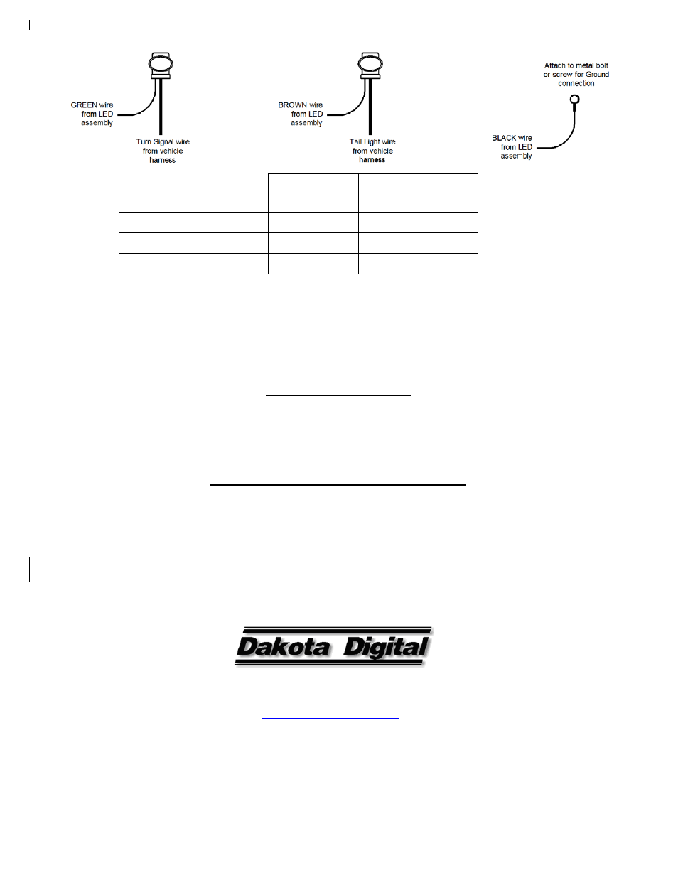 Dakota Digital LED Tail Lights for 1965 Nova LAT-NR130 User Manual | Page 3 / 3