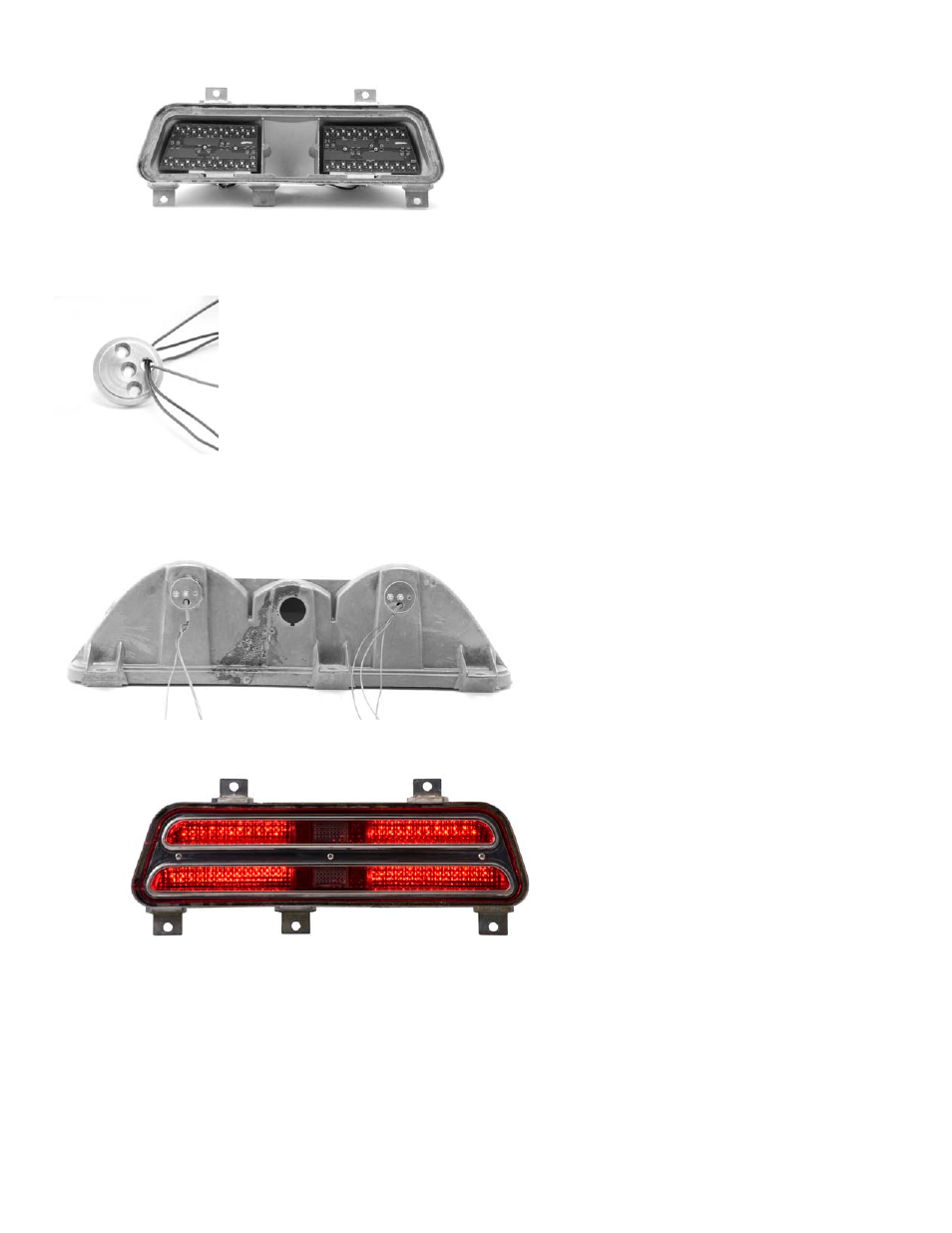 Dakota Digital LED Tail Lights for 1969 Firebird LAT-NR291 User Manual | Page 2 / 3