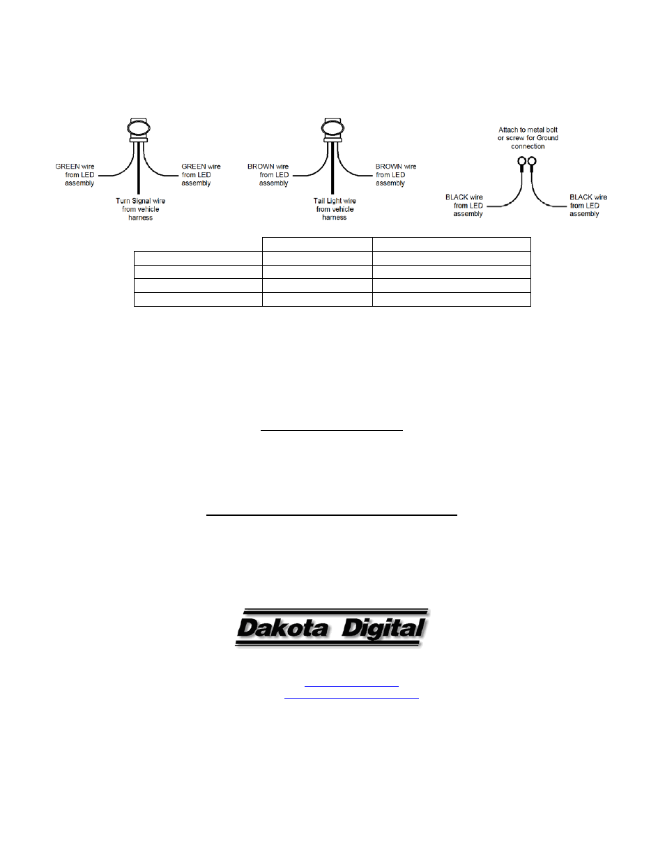 Dakota Digital LED Tail Lights for 1969 Firebird LAT-NR291 User Manual | Page 3 / 3