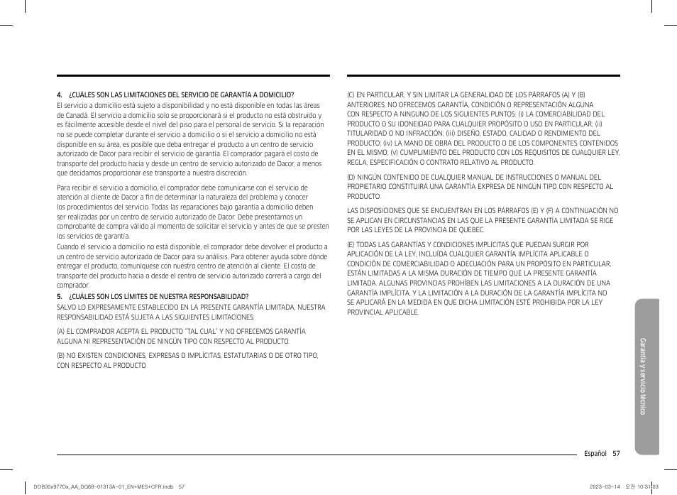 Dacor Transitional 30 Inch Double Electric Smart Wall Oven User Manual User Manual | Page 119 / 188