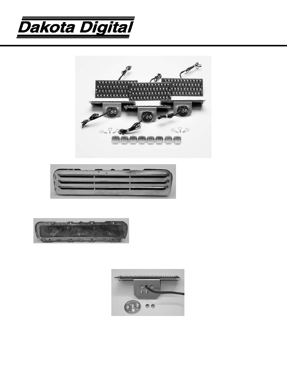 Dakota Digital Led Tail Lights LAT-NR112 User Manual | 3 pages