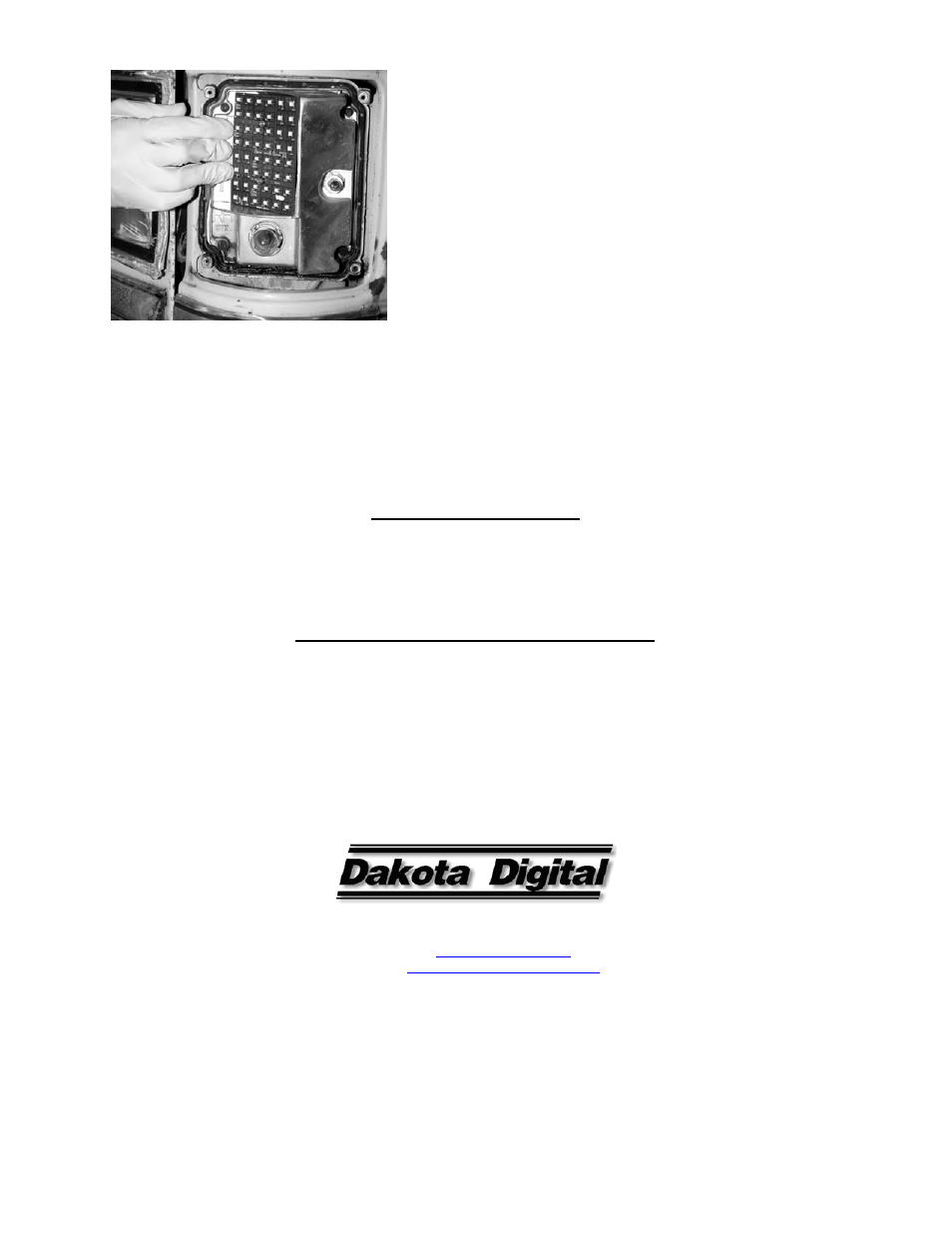 Service and repair, Dakota digital limited lifetime warranty | Dakota Digital LED Tail Lights LAT-NR340 User Manual | Page 3 / 3