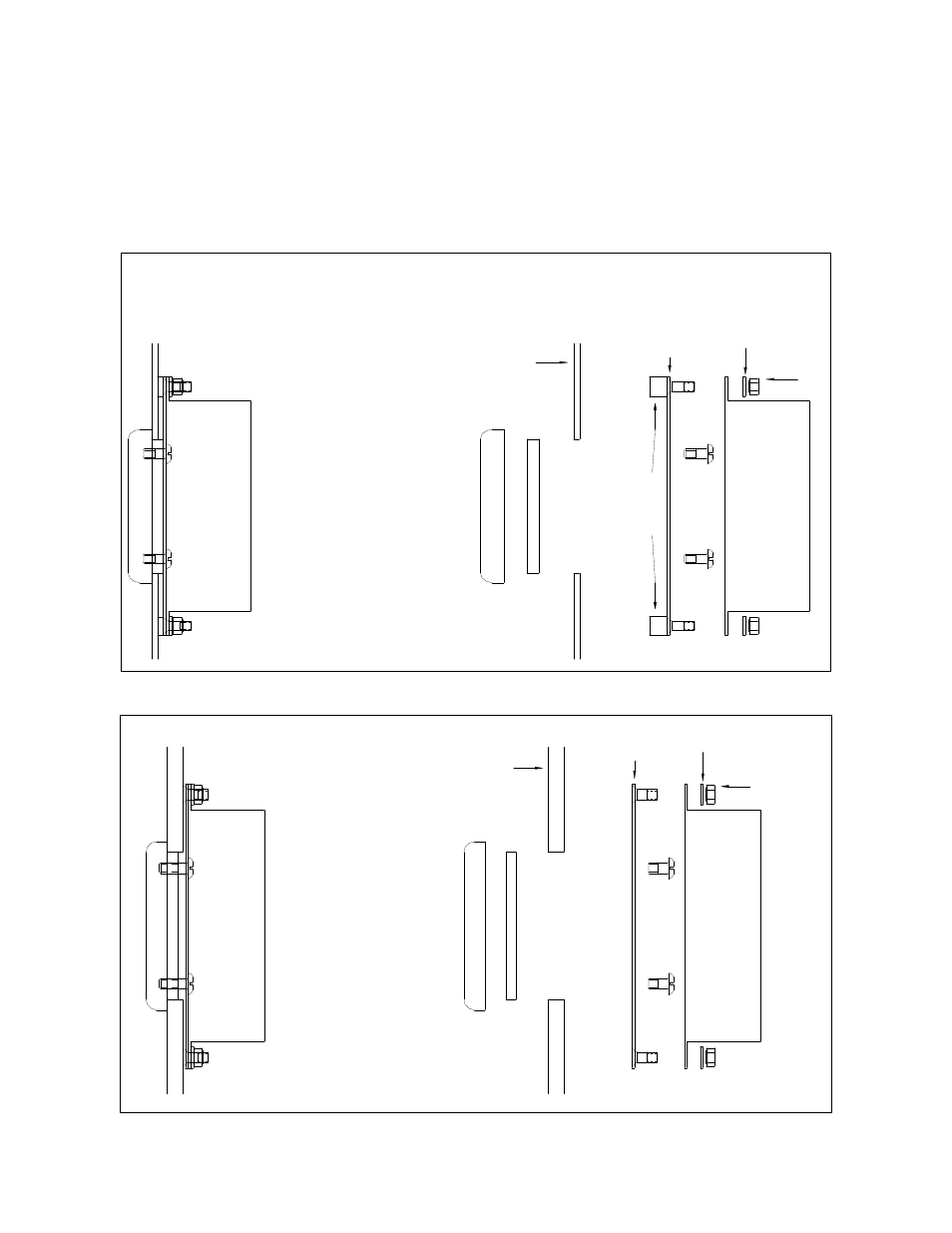 Figure 1. mounting method #1 with thin dash, Figure 2. mounting method #1 with thick dash | Dakota Digital 3X User Manual | Page 3 / 36