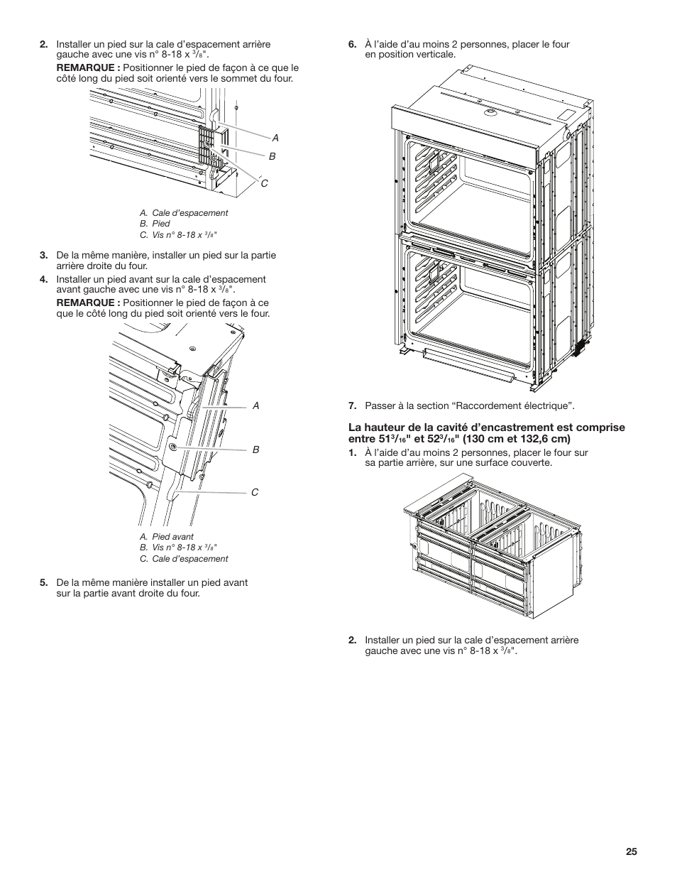 JennAir Euro-Style Series 30 Inch Double Combination Smart Electric Wall Oven Installation Instructions User Manual | Page 25 / 32