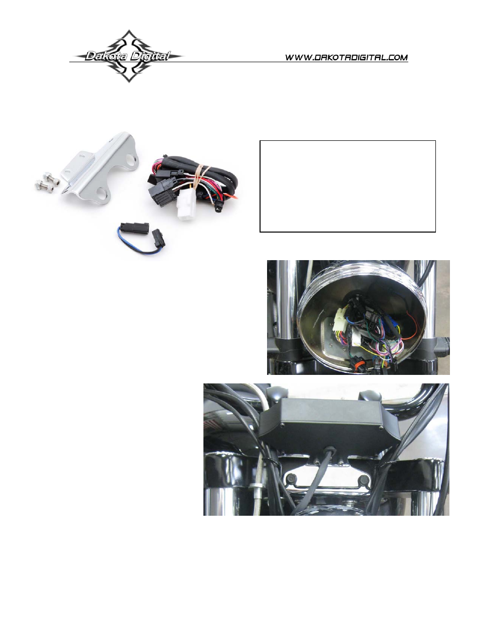 Dakota Digital VM-170 User Manual | 2 pages