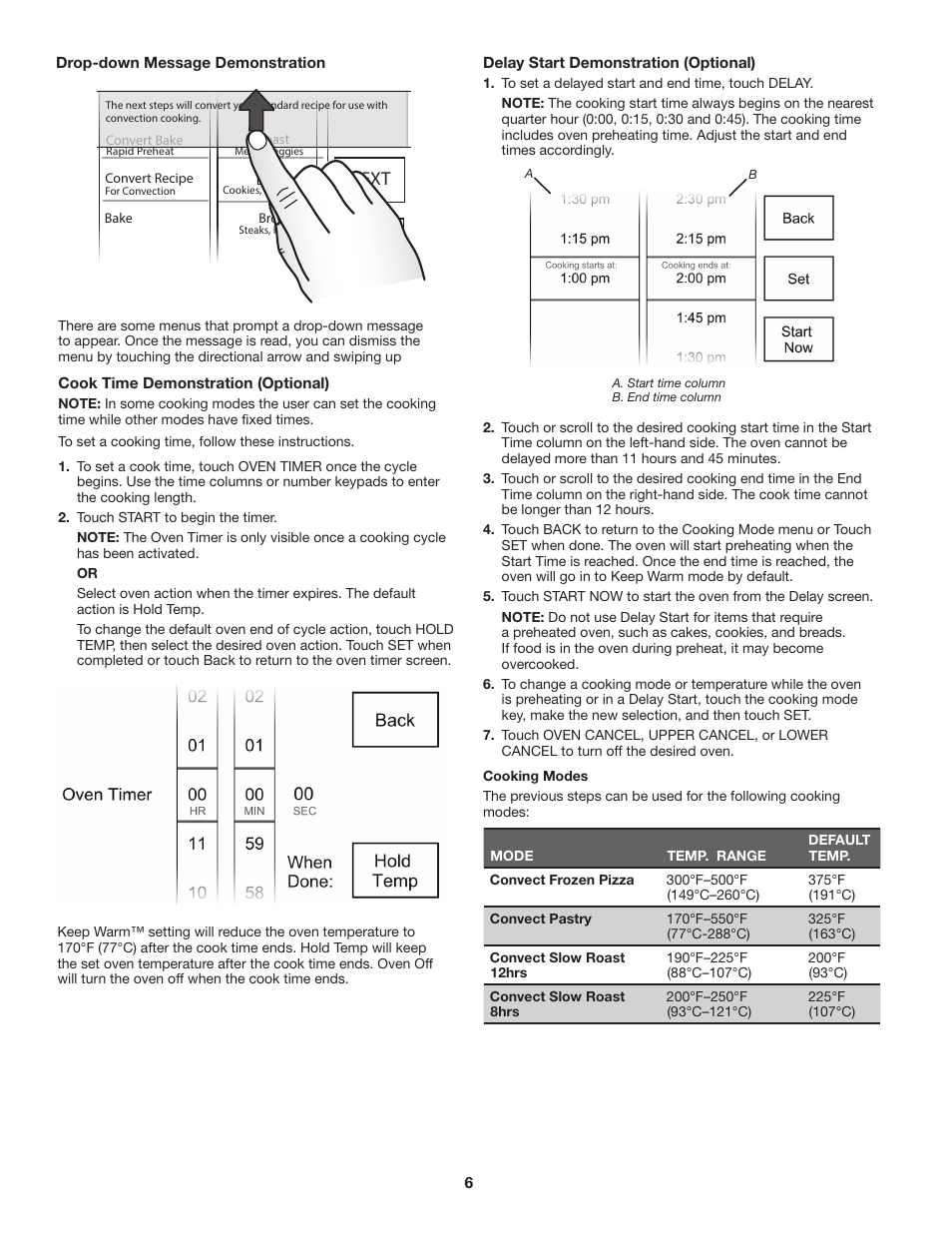 Next tips | JennAir Euro-Style Series 30 Inch Single Convection Smart Electric Wall Oven User Guide User Manual | Page 6 / 40