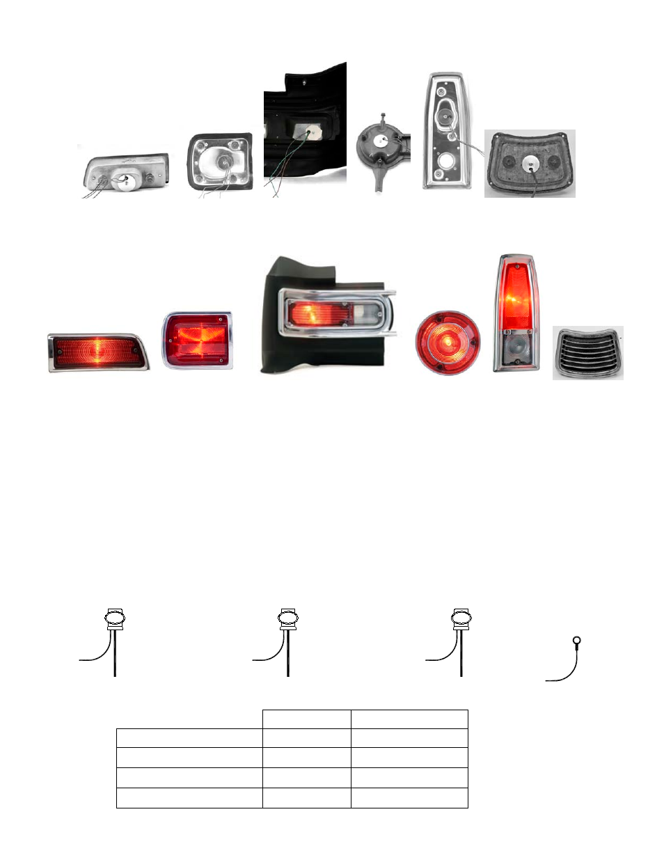 Dakota Digital LED Tail Lights LAT-NR160 User Manual | Page 3 / 4