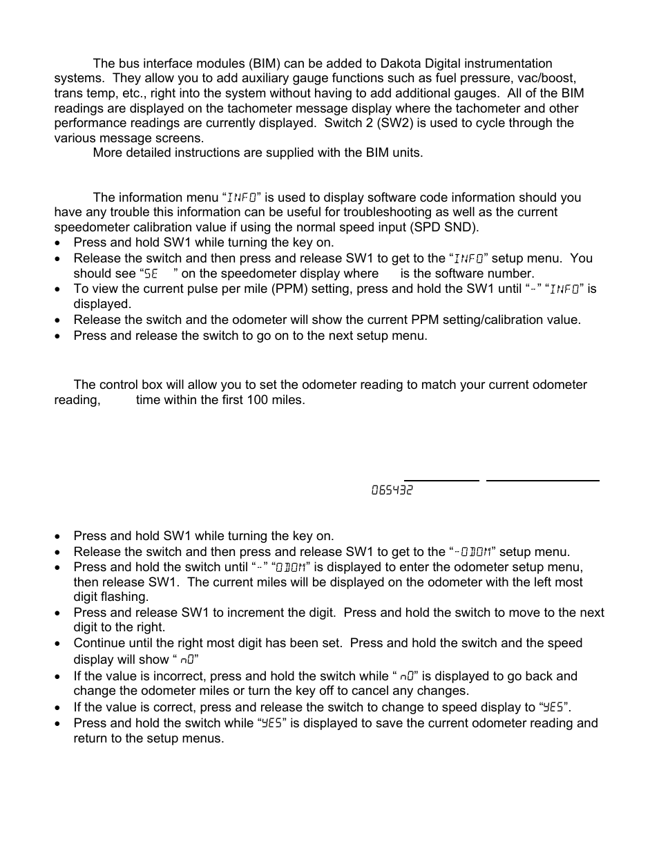 Dakota Digital 3 User Manual | Page 26 / 32