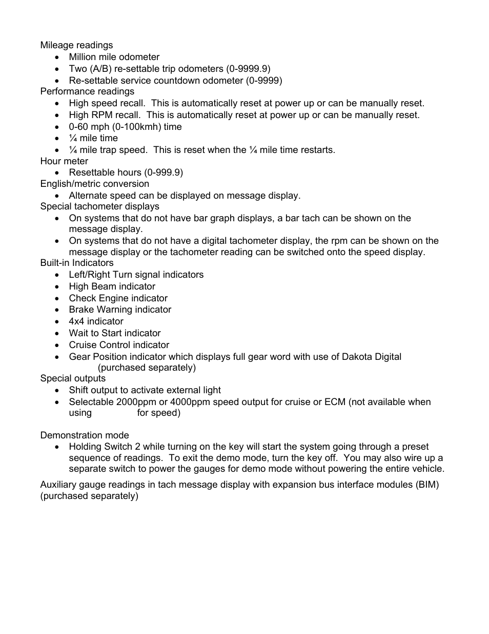 Dakota Digital 3 User Manual | Page 5 / 32
