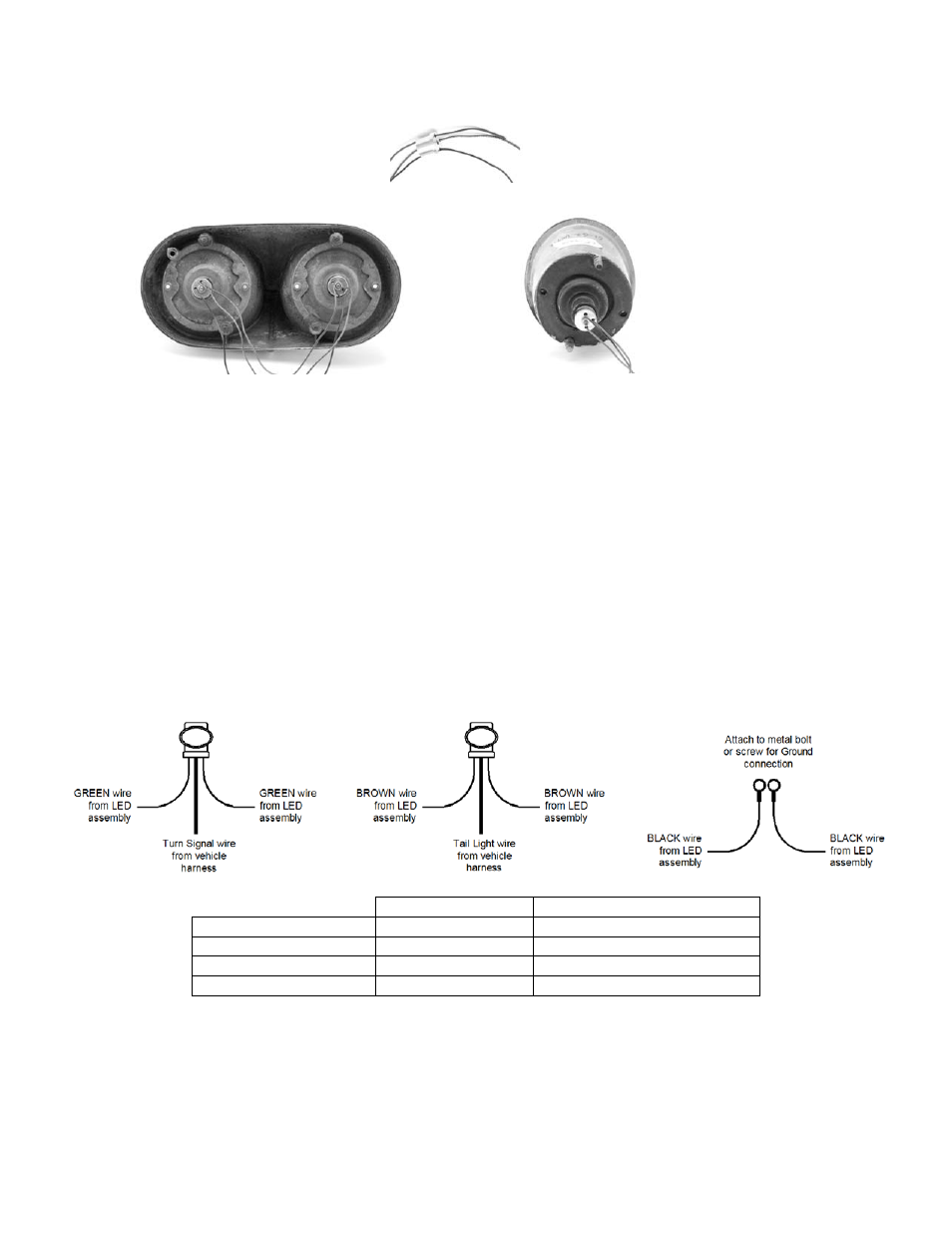 Dakota Digital LED Tail Lights LAT-NR221 User Manual | Page 2 / 3