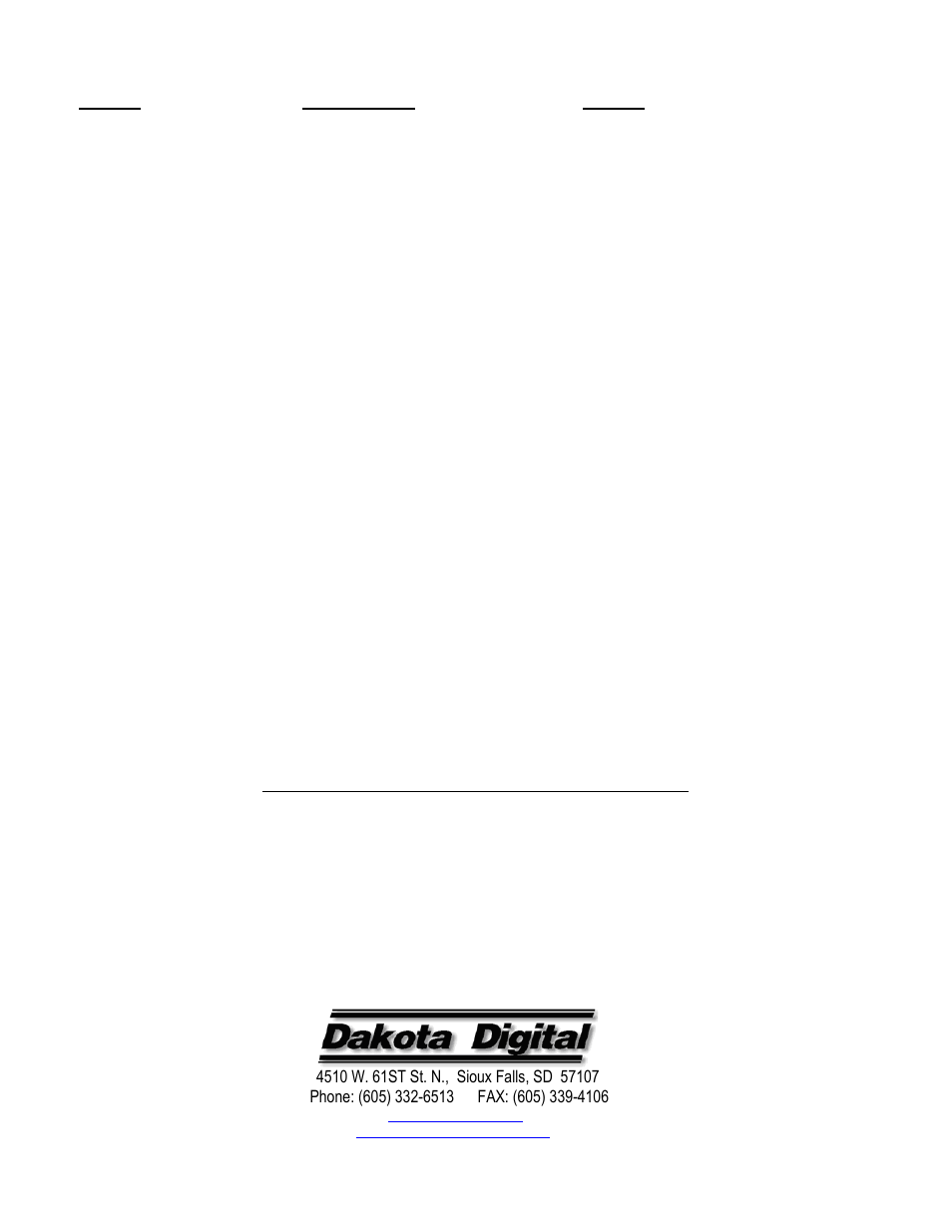 Dakota Digital MAN #650134 User Manual | Page 2 / 2