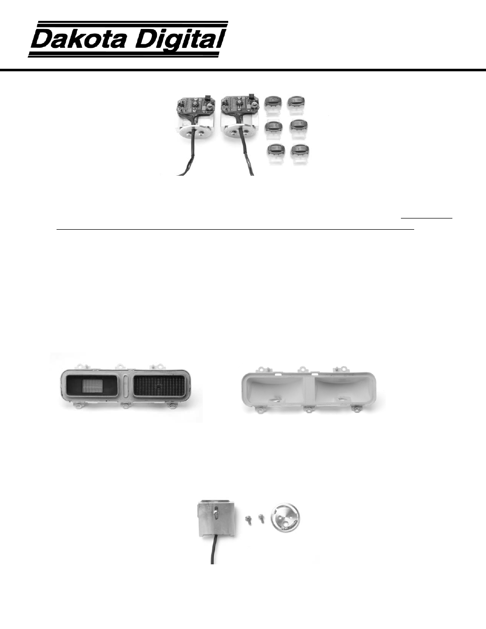 Dakota Digital LED Tail Lights for 1973-74 Nova LAT-NR380 User Manual | 3 pages