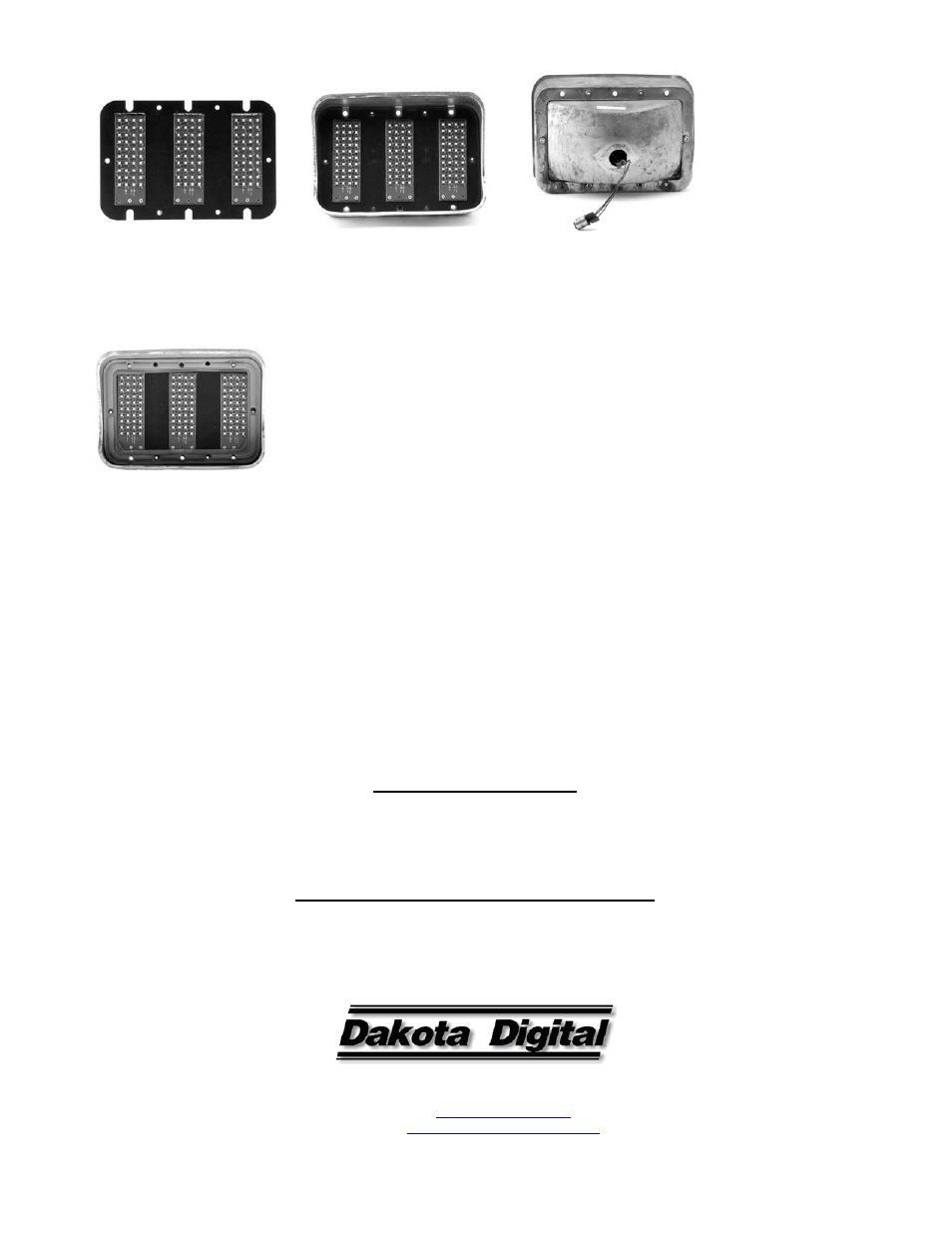 Dakota Digital LED Tail Lights LAT-NR362 User Manual | Page 2 / 2