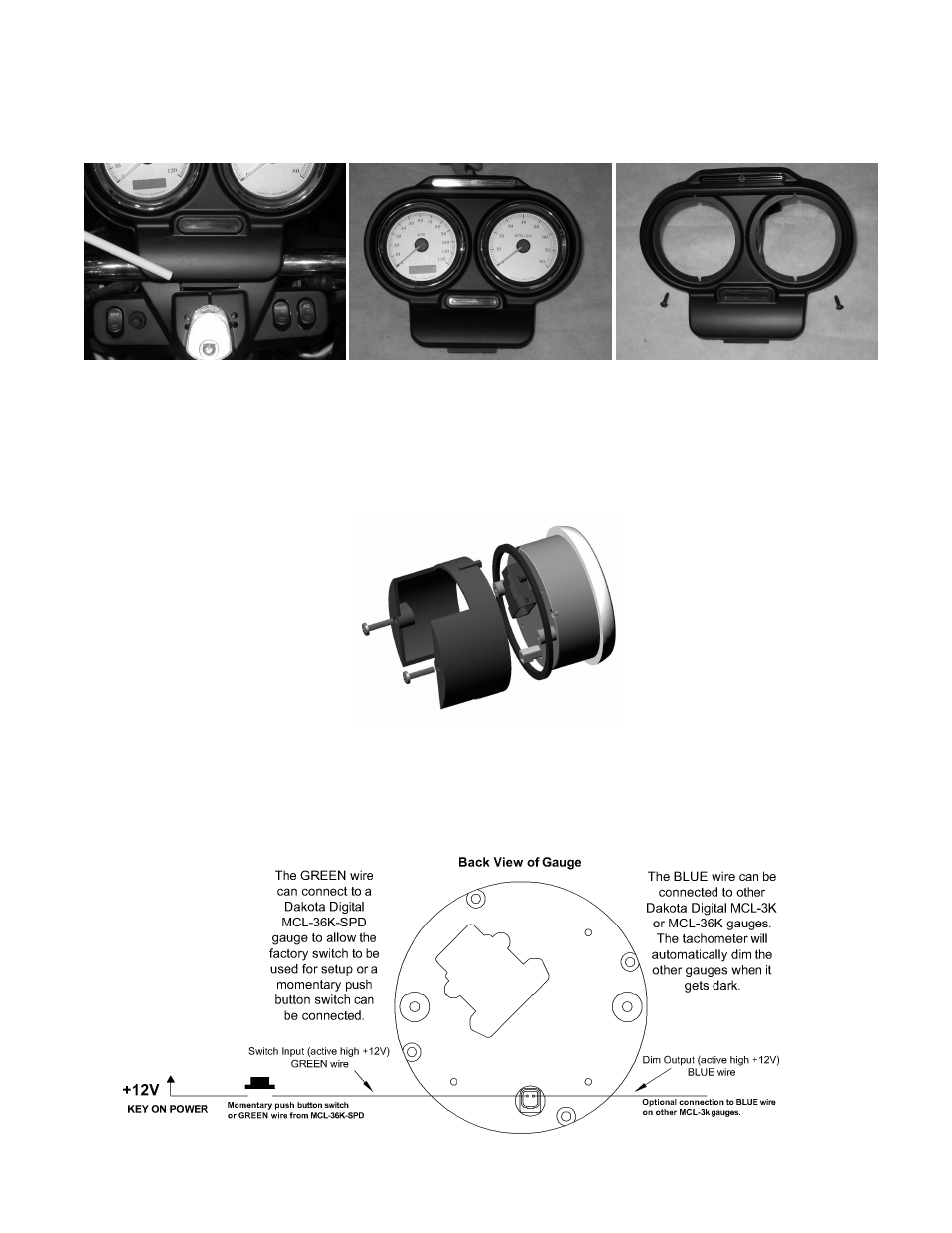 Dakota Digital MCL-36K-TCH User Manual | Page 2 / 6