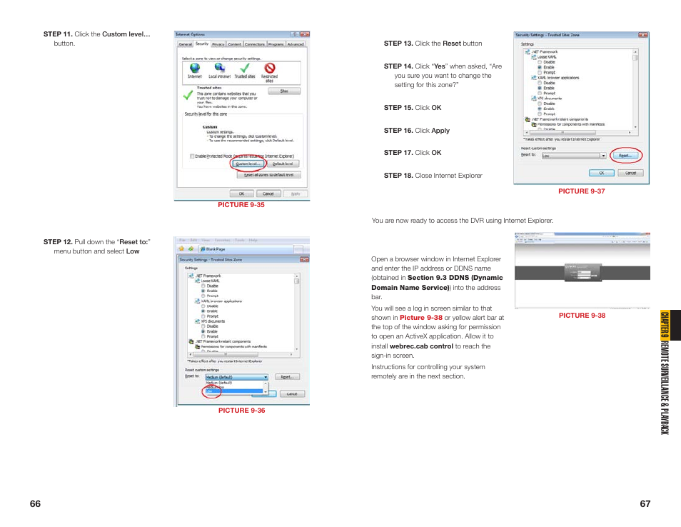 Cha pter 9 remote sur veillance & pla yback | Q-See QSDT16PCRC User Manual | Page 34 / 56