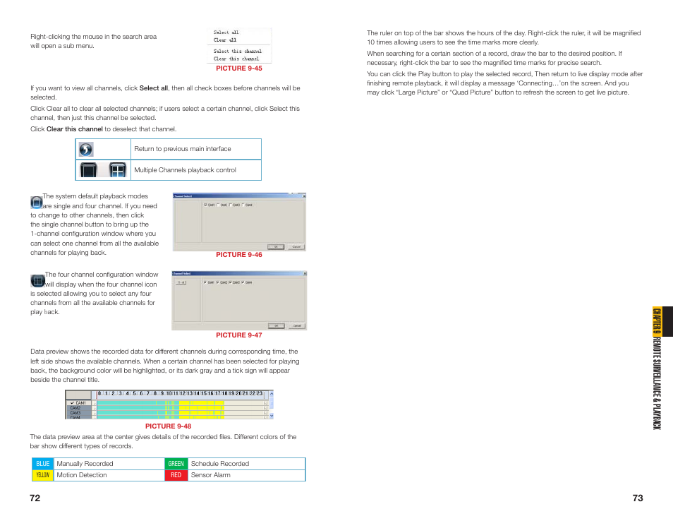 Cha pter 9 remote sur veillance & pla yback | Q-See QSDT16PCRC User Manual | Page 37 / 56