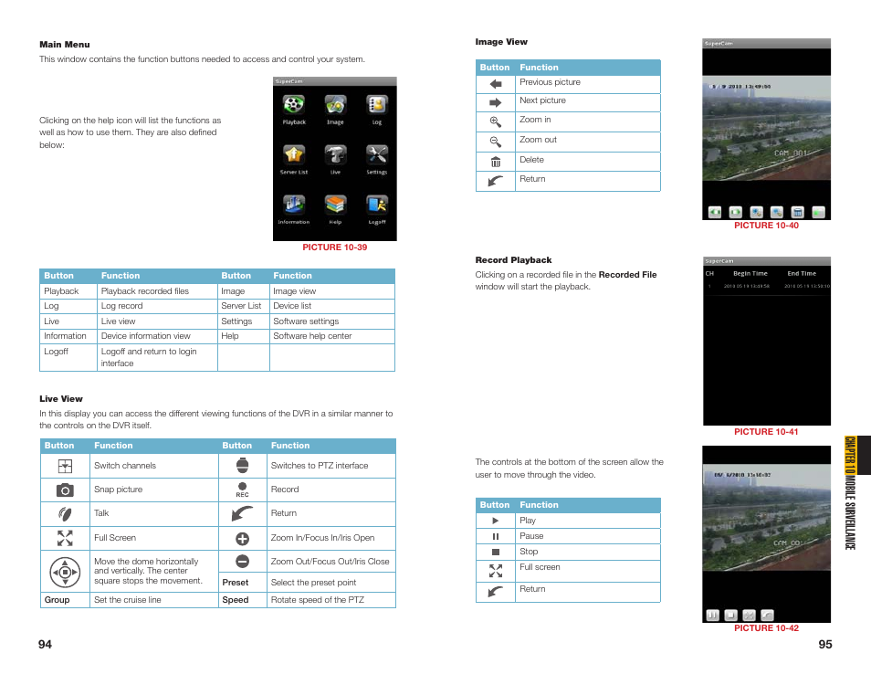 Chapter 10 mobile sur veillance | Q-See QSDT16PCRC User Manual | Page 48 / 56