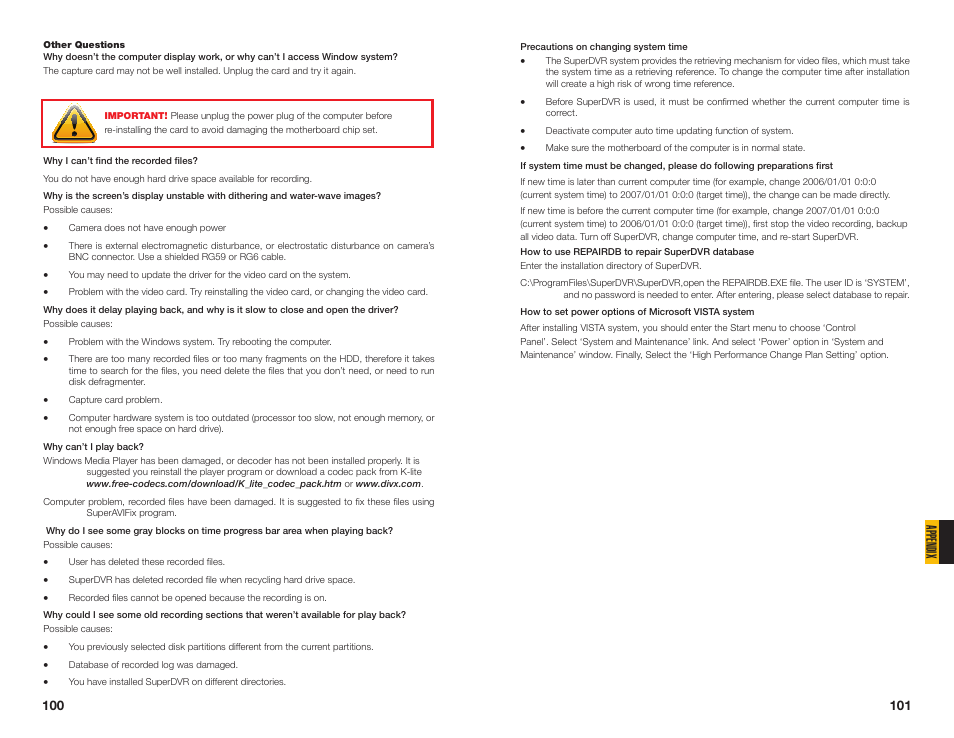 Other questions, Appendix | Q-See QSDT16PCRC User Manual | Page 51 / 56