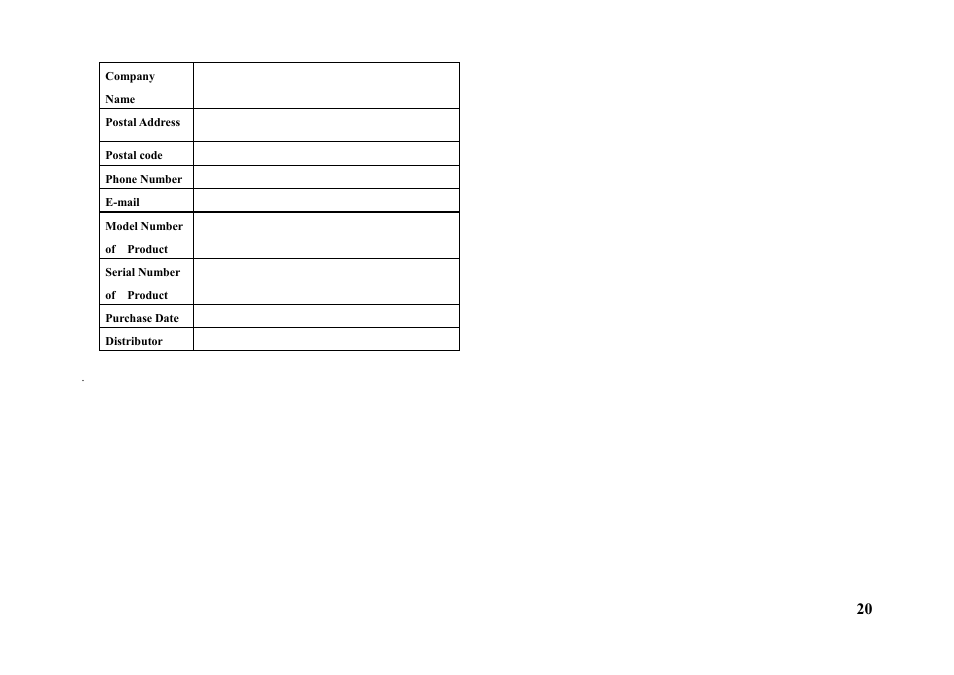 Q-See QSW1001R User Manual | Page 20 / 20