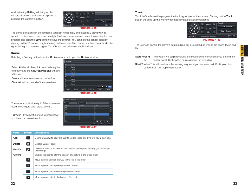 Chapter 4 main menu setup | Q-See QT454  EN User Manual | Page 17 / 27