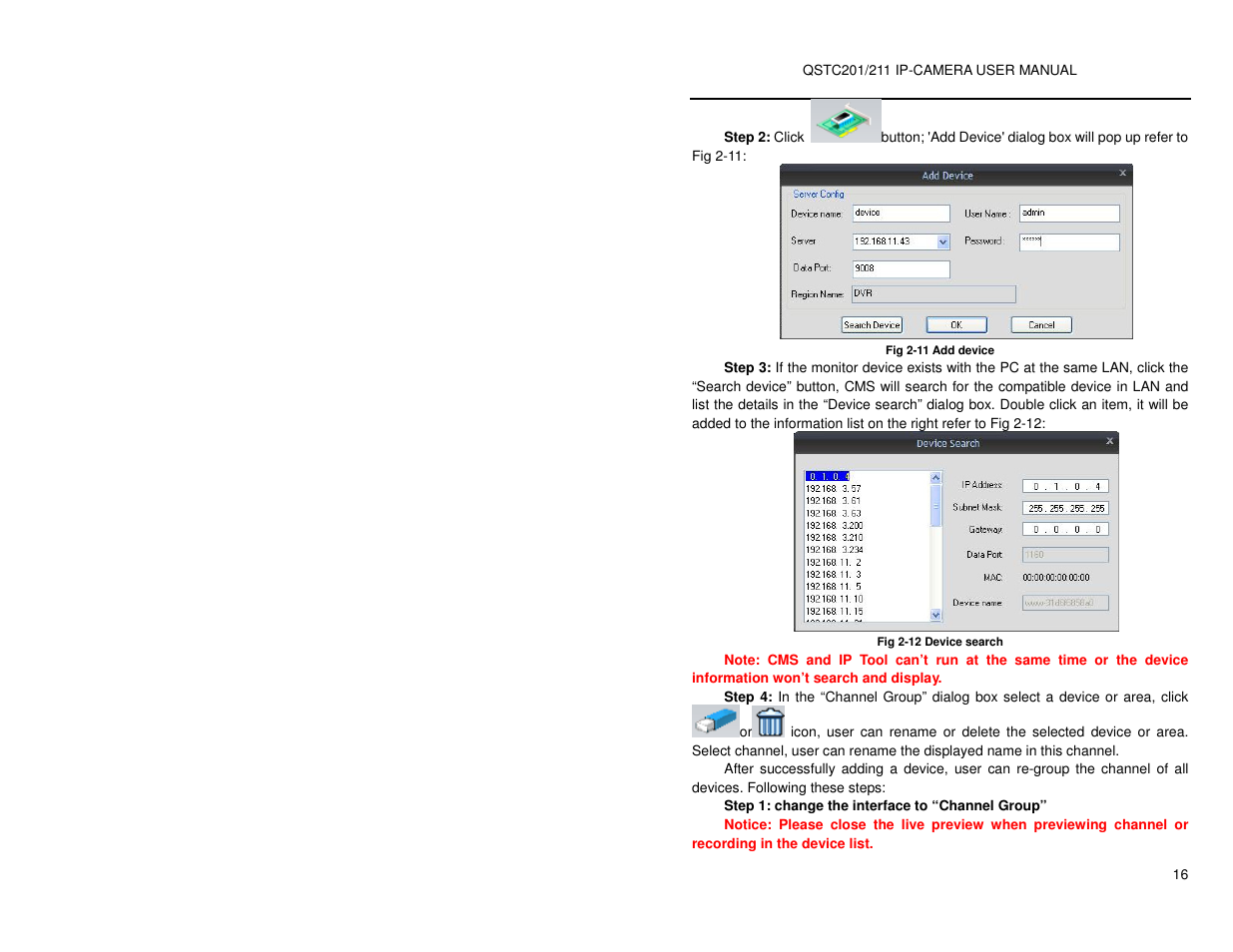 Q-See QSTC201 User Manual | Page 16 / 70