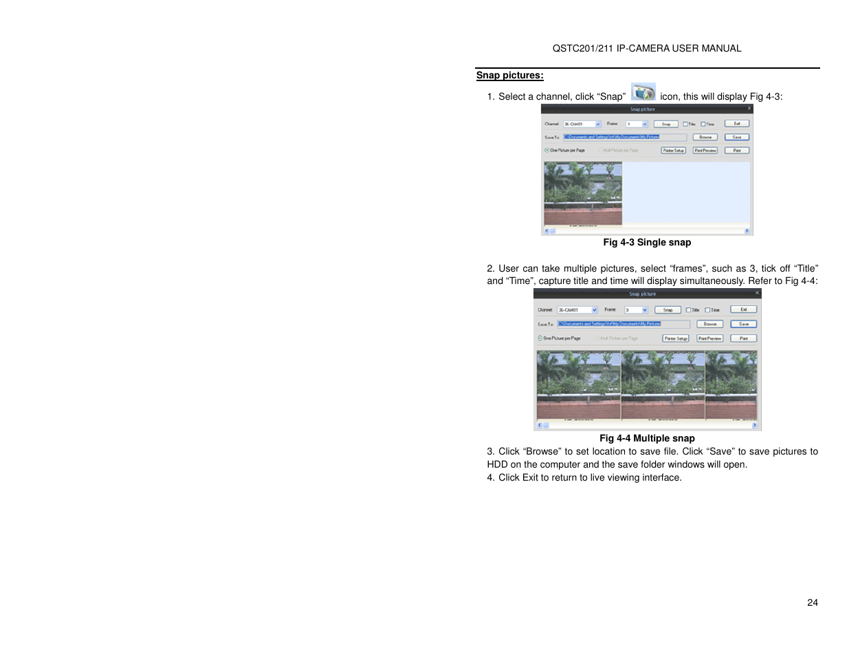 Q-See QSTC201 User Manual | Page 24 / 70