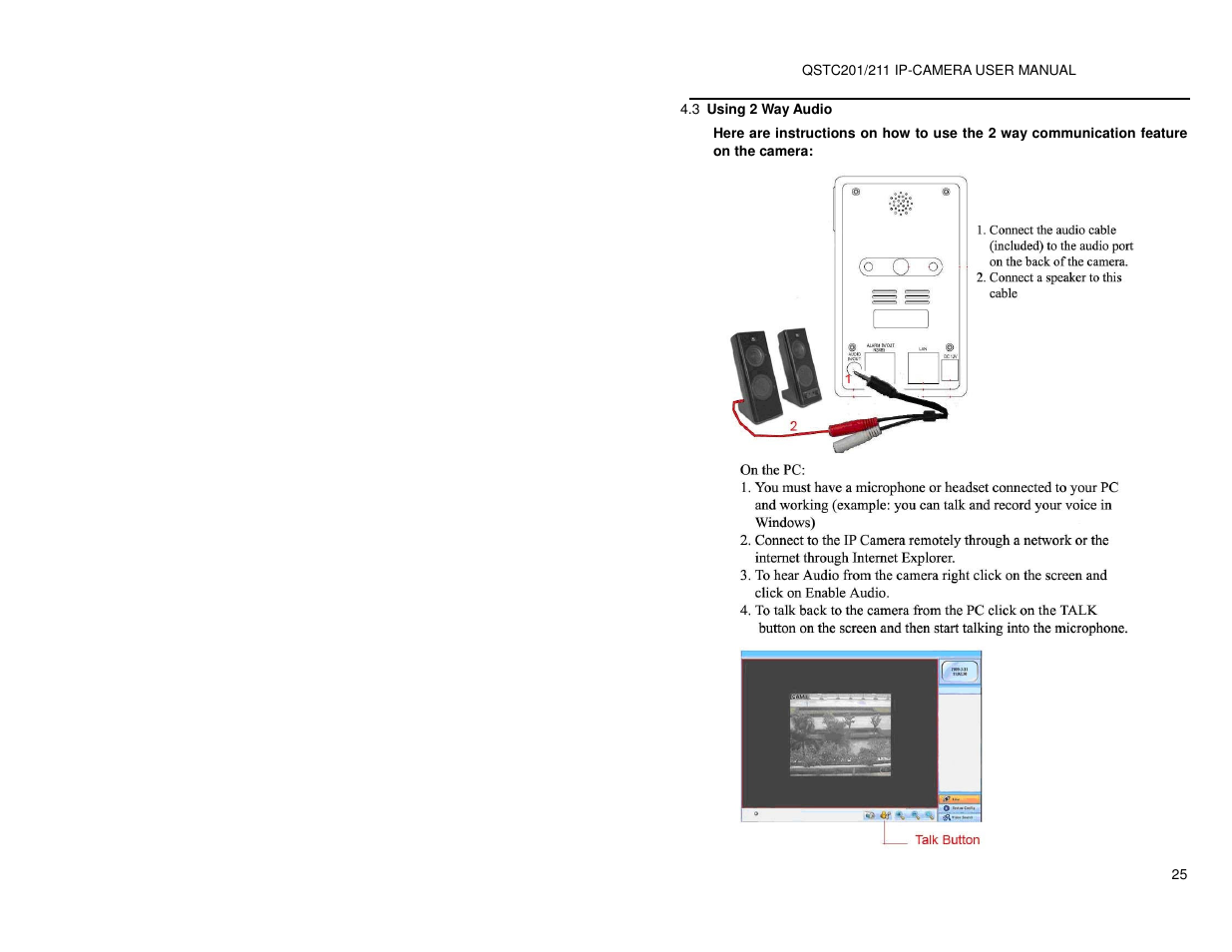 Q-See QSTC201 User Manual | Page 25 / 70