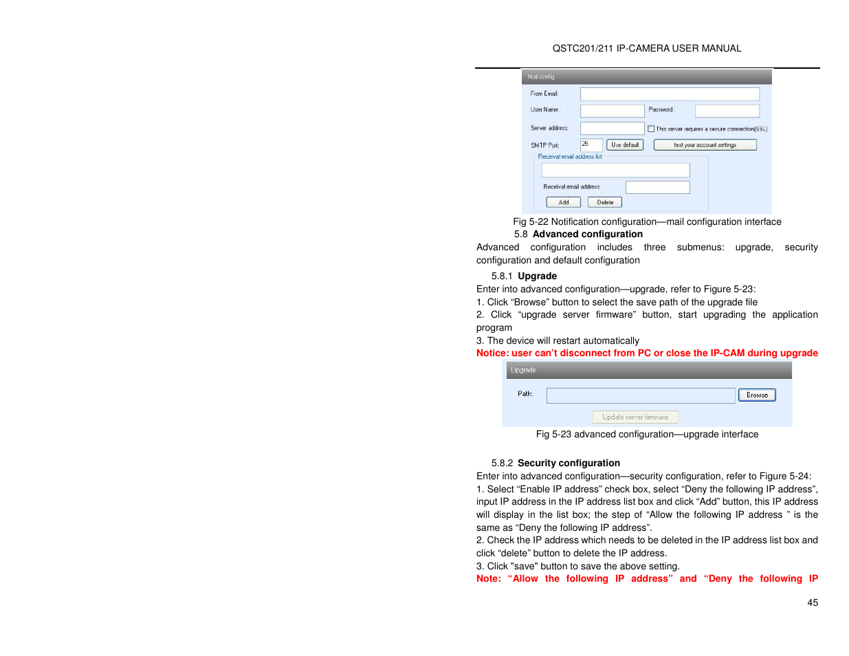 Q-See QSTC201 User Manual | Page 45 / 70