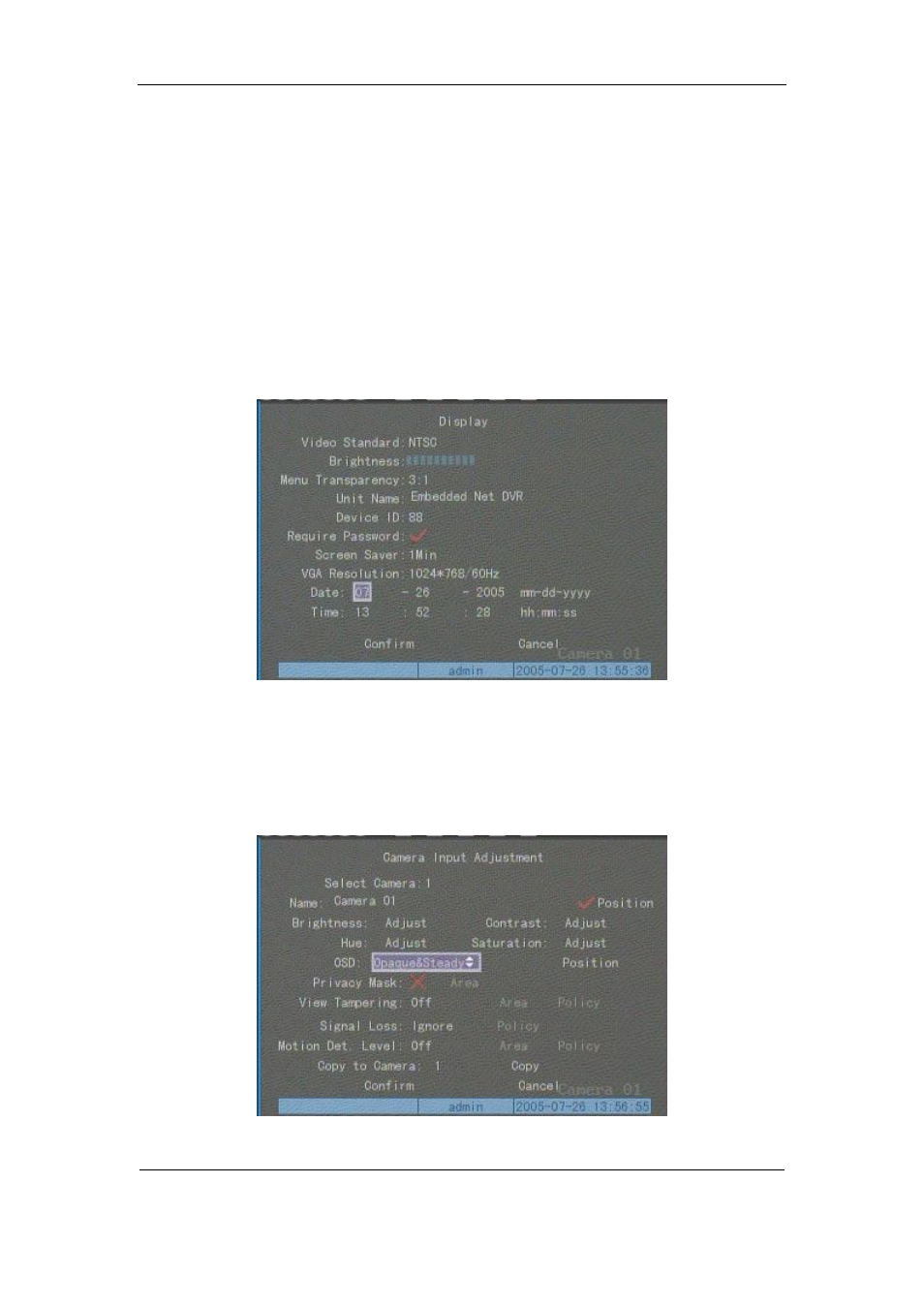 5osd setup, 5 osd setup | Q-See QSF2648016 User Manual | Page 56 / 121