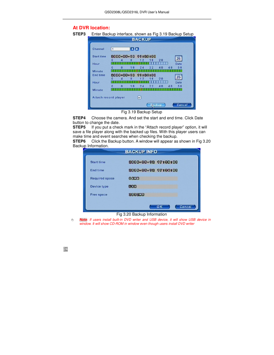 Q-See QSD2316L User Manual | Page 28 / 80